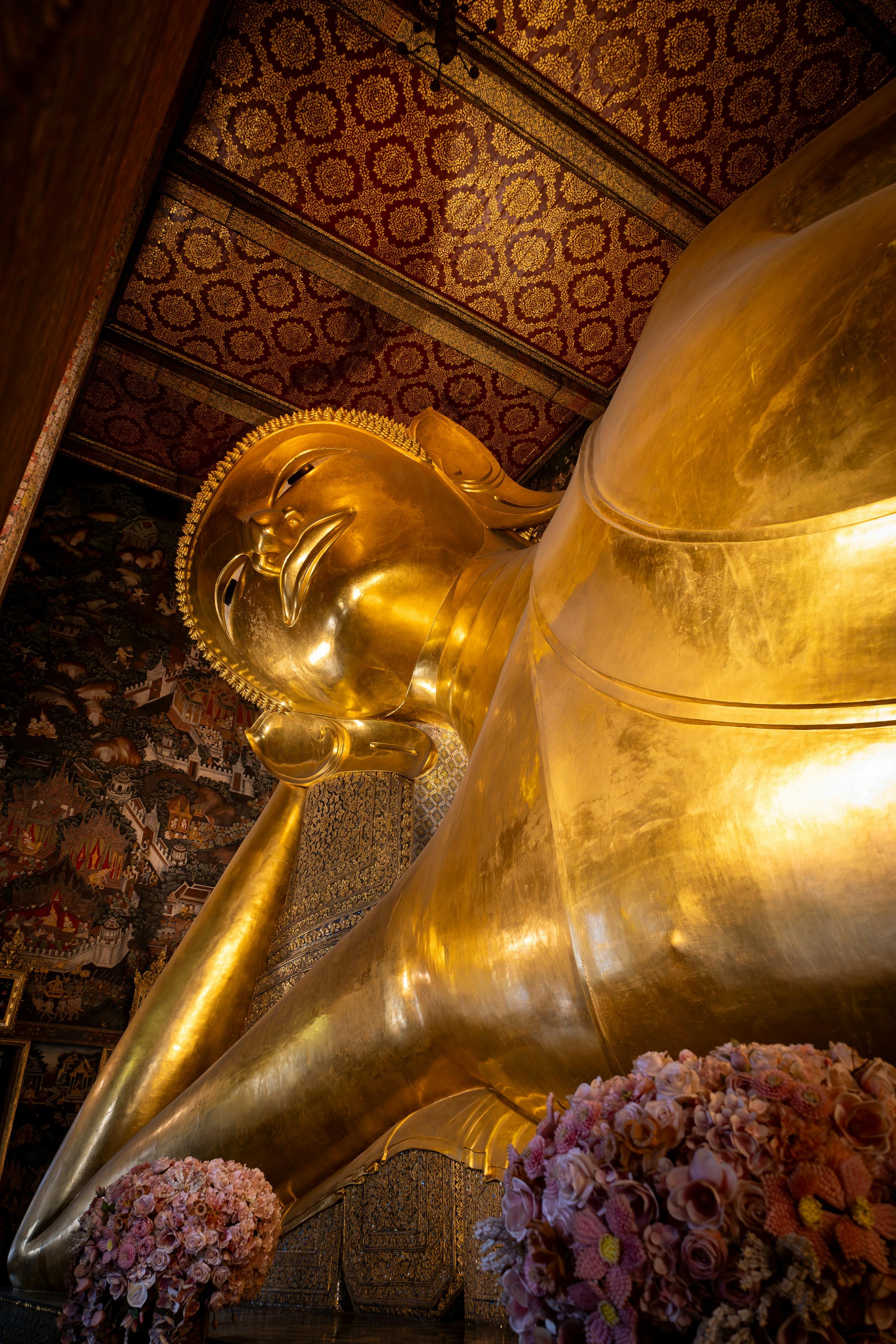 วัดโลกยสุธาราม | พระพุทธไสยาสน์องค์ยักษ์ใต้ฟ้ากว้าง
