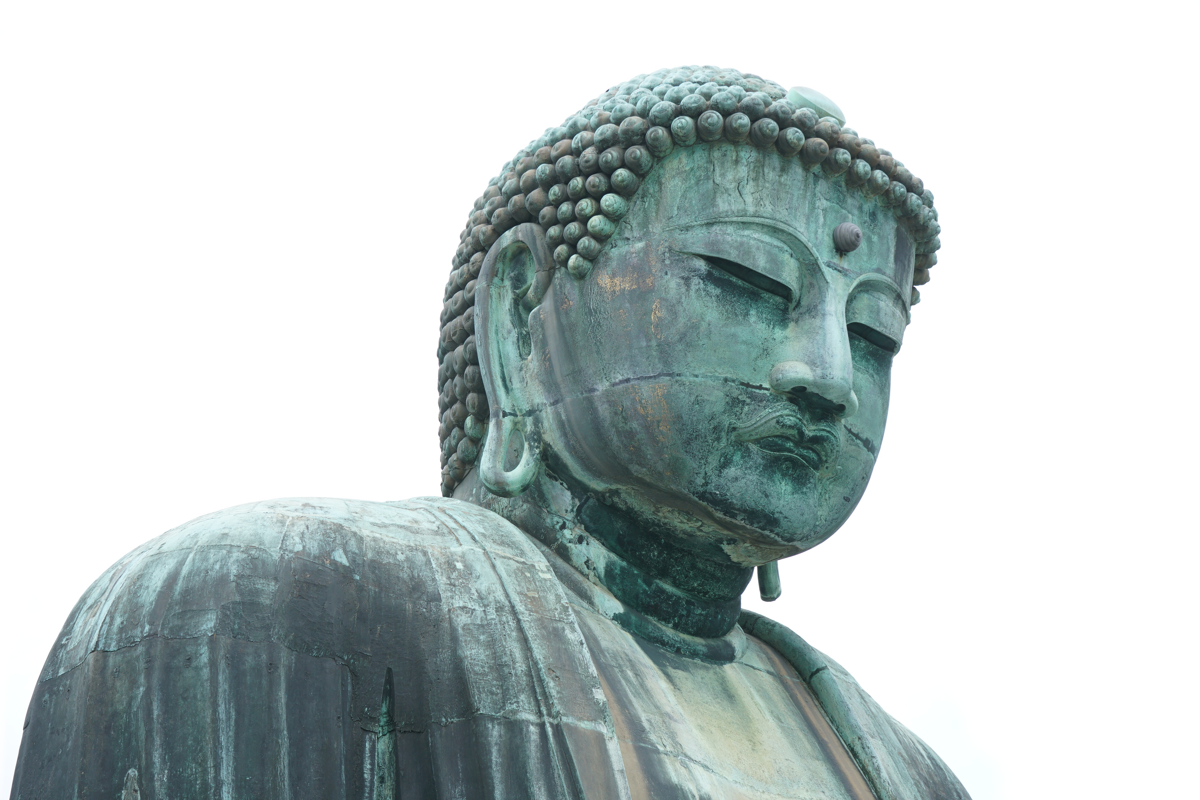 鎌倉大仏 ― 屋根を失った仏